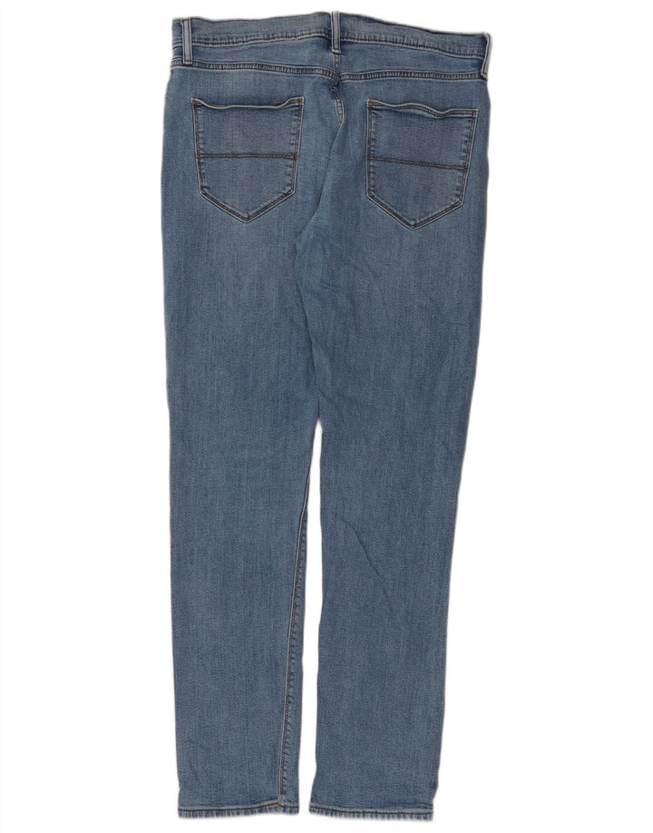 Ανδρικό Slim Jeans Marks & Spencer W34 L33 Blue Cotton