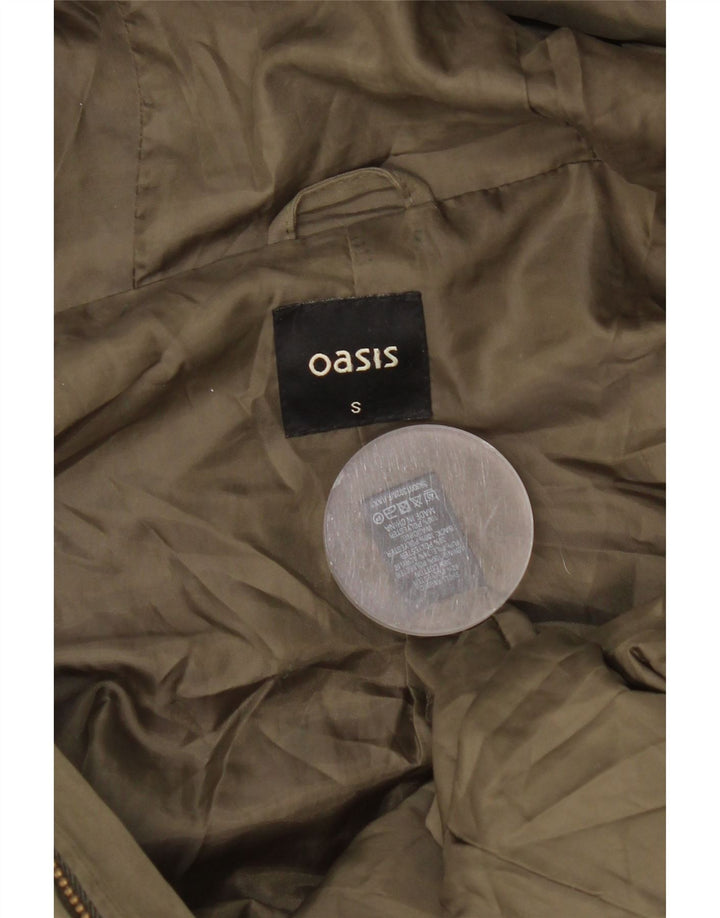 Γυναικείο Oasis Hooded Parka Jacket UK 10 Small Khaki Polyester