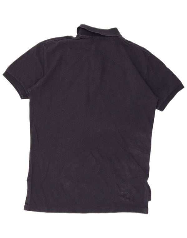 POLO RALPH LAUREN Ανδρικό πουκάμισο Polo Μικρό μπλε ναυτικό βαμβακερό