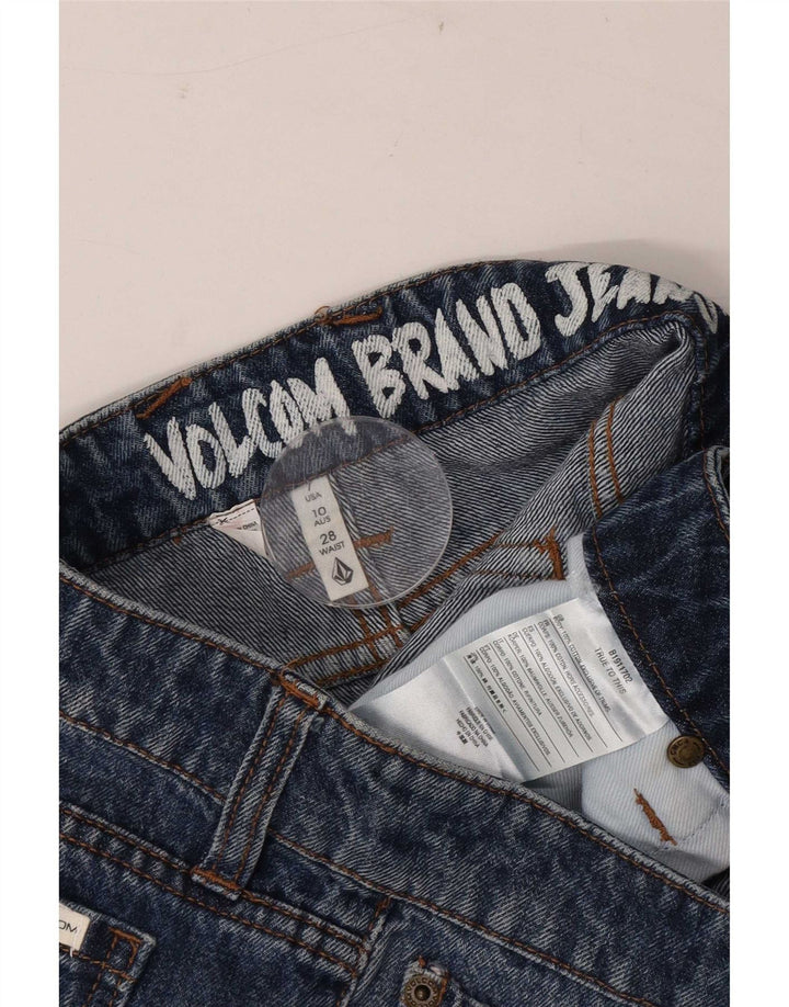 Γυναικείο τζιν σορτς Volcom W28 μεσαίο μπλε βαμβακερό