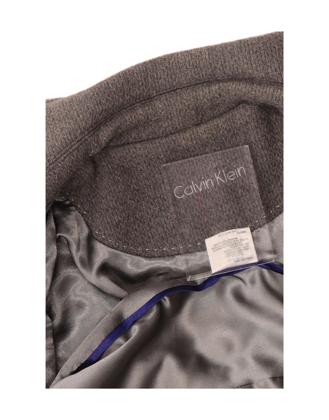 Γυναικείο παλτό Calvin Klein UK 10 Small Grey Wool