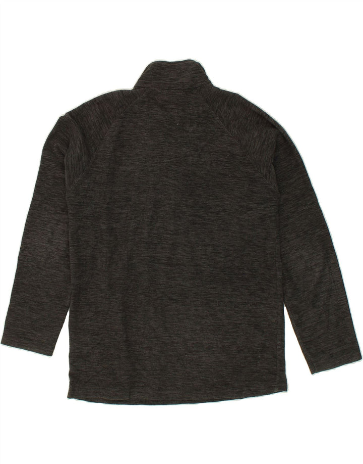 MOUNTAIN WAREHOUSE Mens Zip Neck Fleece Jumper Medium Grey Flecked Vintage Mountain Warehouse and Second-Hand Mountain Warehouse from Messina Hembry 