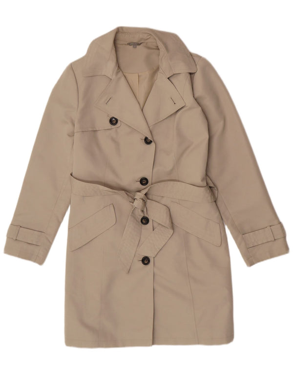 Marks & Spencer Γυναικεία καμπαρντίνα UK 12 Medium Beige Polyester Classic