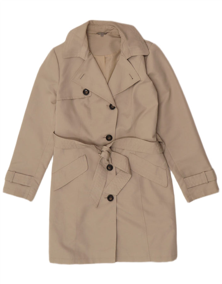 Marks & Spencer Γυναικεία καμπαρντίνα UK 12 Medium Beige Polyester Classic