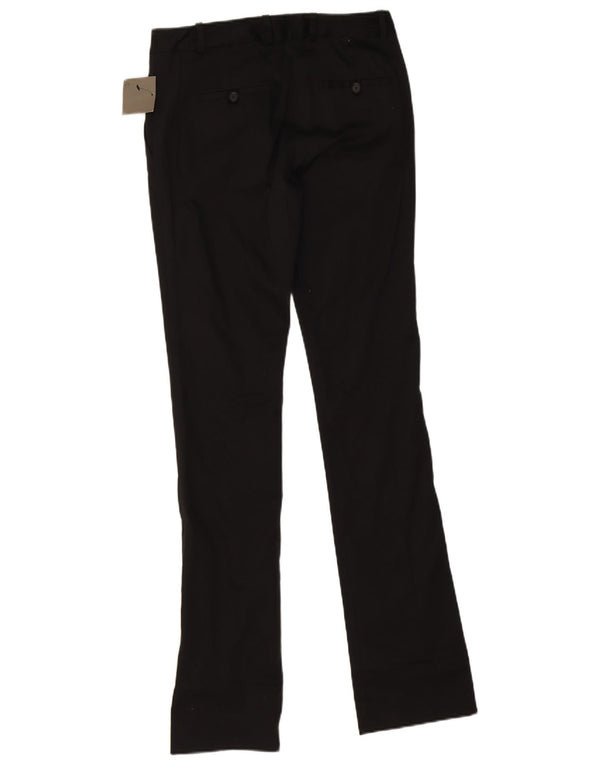Zara Γυναικείο Slim παντελόνι Chino EU 36 XS W26 L33 Μαύρο βαμβακερό