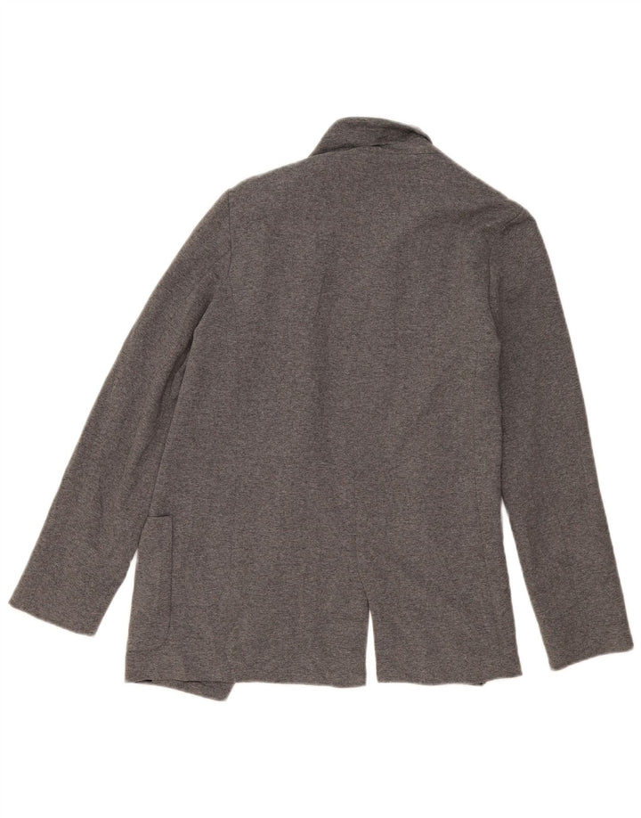 Zara Γυναικείο Open Oversized Blazer Jacket UK 6 XS Grey Viscose