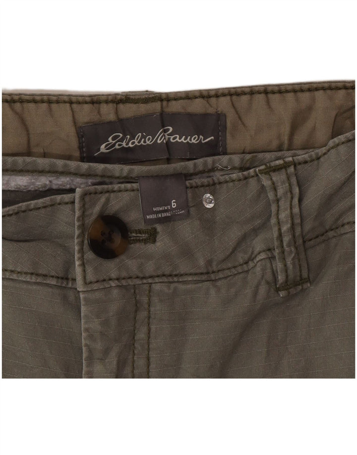 Eddie Bauer Γυναικείο Σορτς Cargo US 6 Medium W30 Χακί βαμβακερό