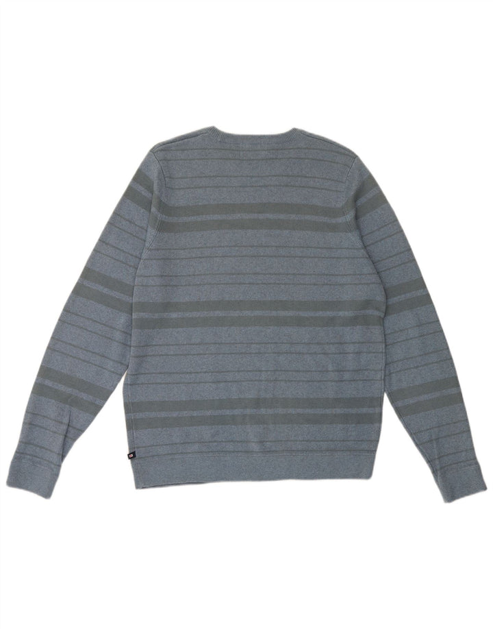 Ανδρικό πουλόβερ Marks & Spencer Blue Harbour Crew Neck Jumper Μεσαίο ριγέ