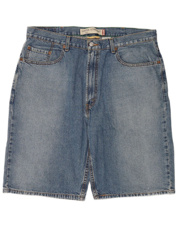 Levi's Mens 569 Straight Loose Fit τζιν σορτς W38 XL Μπλε βαμβακερό
