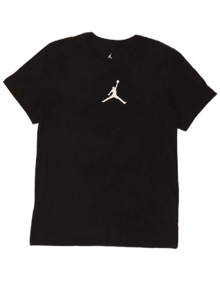 Jordan Ανδρικό T-Shirt Dri Fit Top Μεσαίο μαύρο βαμβακερό