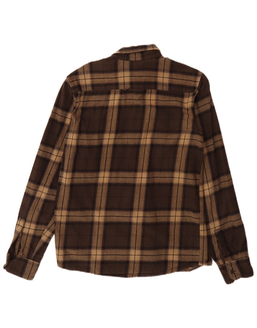 Ανδρικό φανελένιο πουκάμισο Dickies Μικρό καφέ βαμβακερό