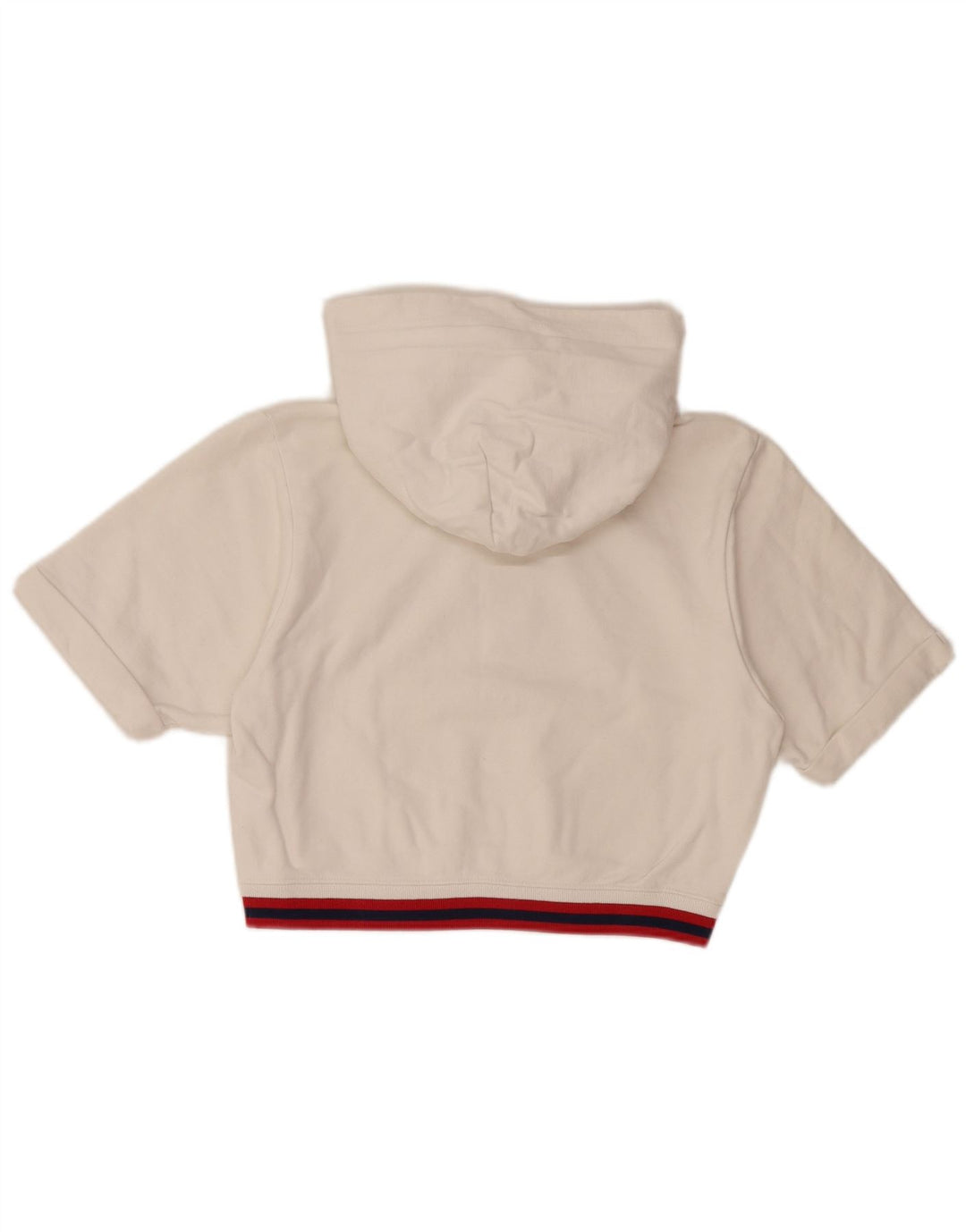 CHAMPION Γυναικεία Crop Graphic με κουκούλα με κουκούλα UK 10 Small White