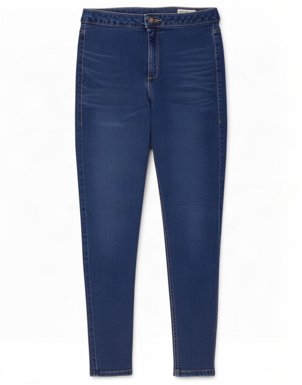 Marks & Spencer Γυναικεία Super Skinny Jeans UK 12 Medium W28 L27 Blue Cotton
