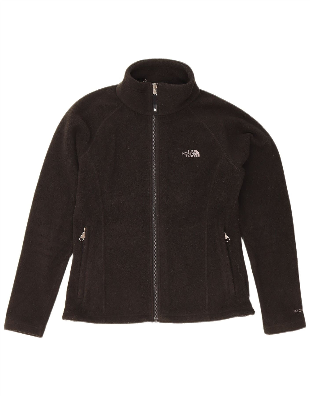 The North Face Womens Liner Fleece Jacket UK 10 Small Black Polyester