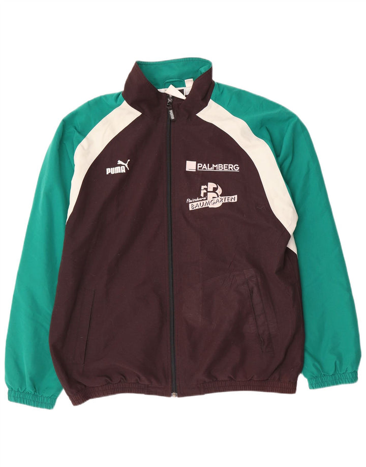 Ανδρική αθλητική φόρμα γραφικών Puma Top Jacket Μεγάλο Καφέ Χρώμα Πολυεστέρας
