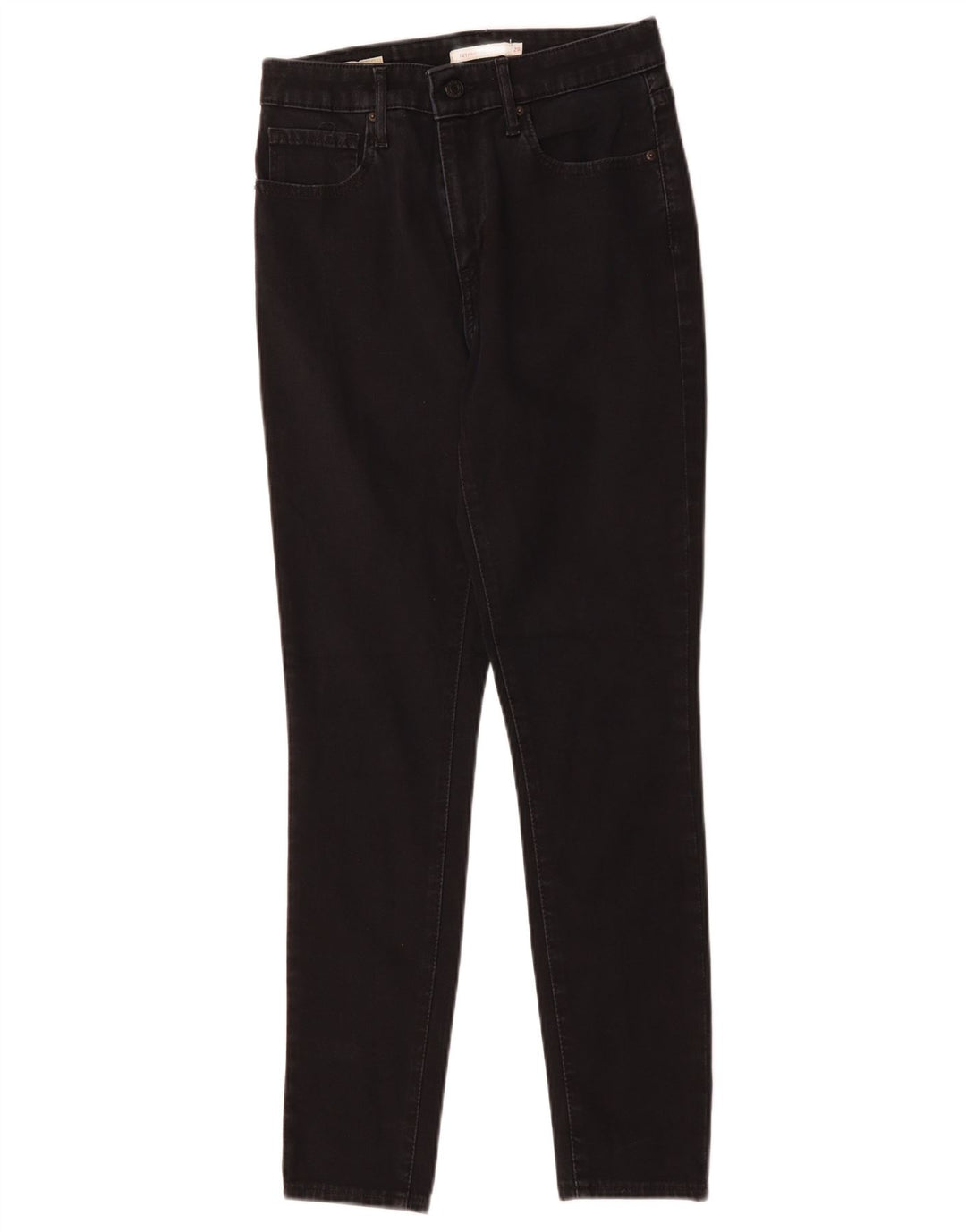 LEVI'S Γυναικείο 721 ψηλό ψηλό στενό τζιν W28 L28 μαύρο βαμβακερό