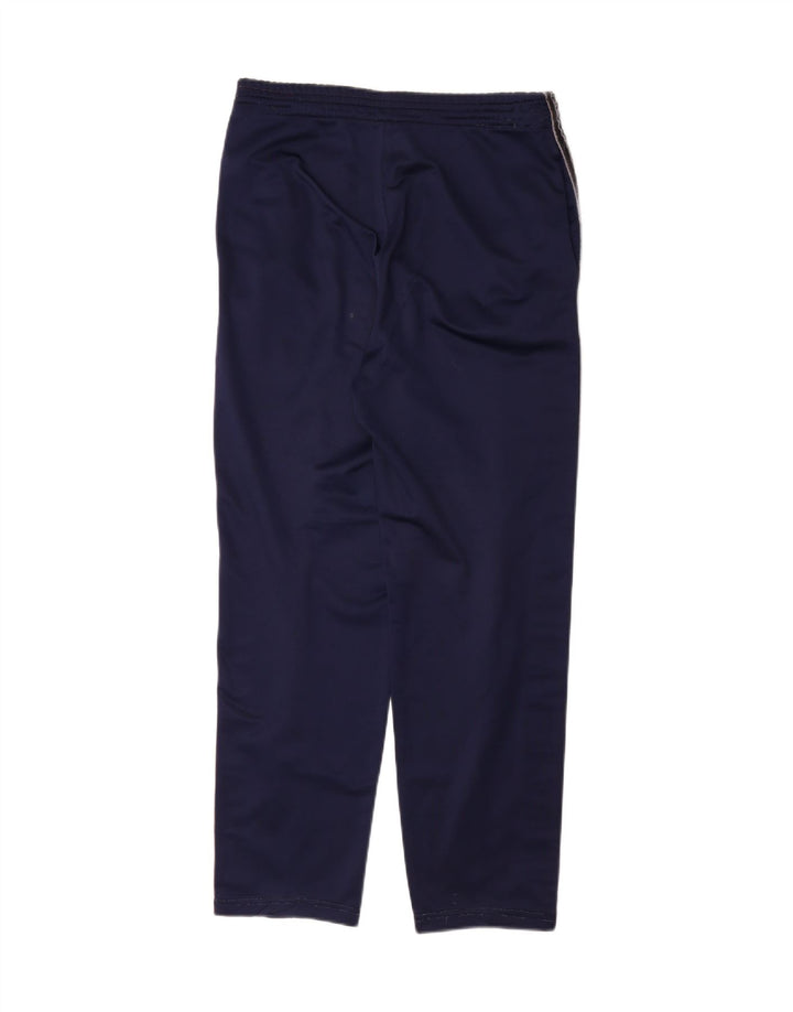 CHAMPION Mens Graphic Tracksuit Trousers Small  Navy Blue Polyester Vintage Champion and Second-Hand Champion from Messina Hembry 