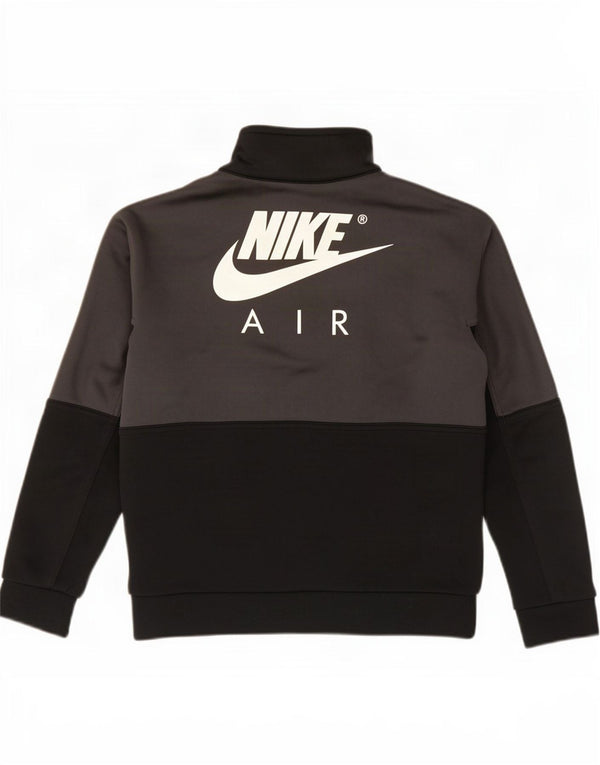 Γραφικό φούτερ Nike Boys Jumper 8-9 ετών Small Black Colourblock
