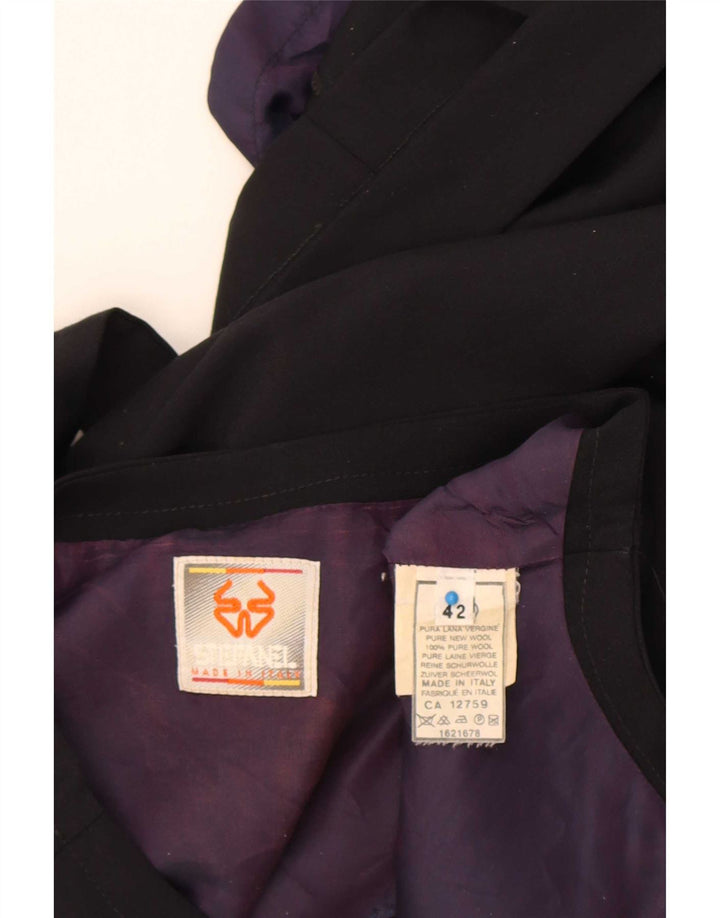 Stefanel Γυναικείο φόρεμα με θήκη IT 42 Medium Black New Wool