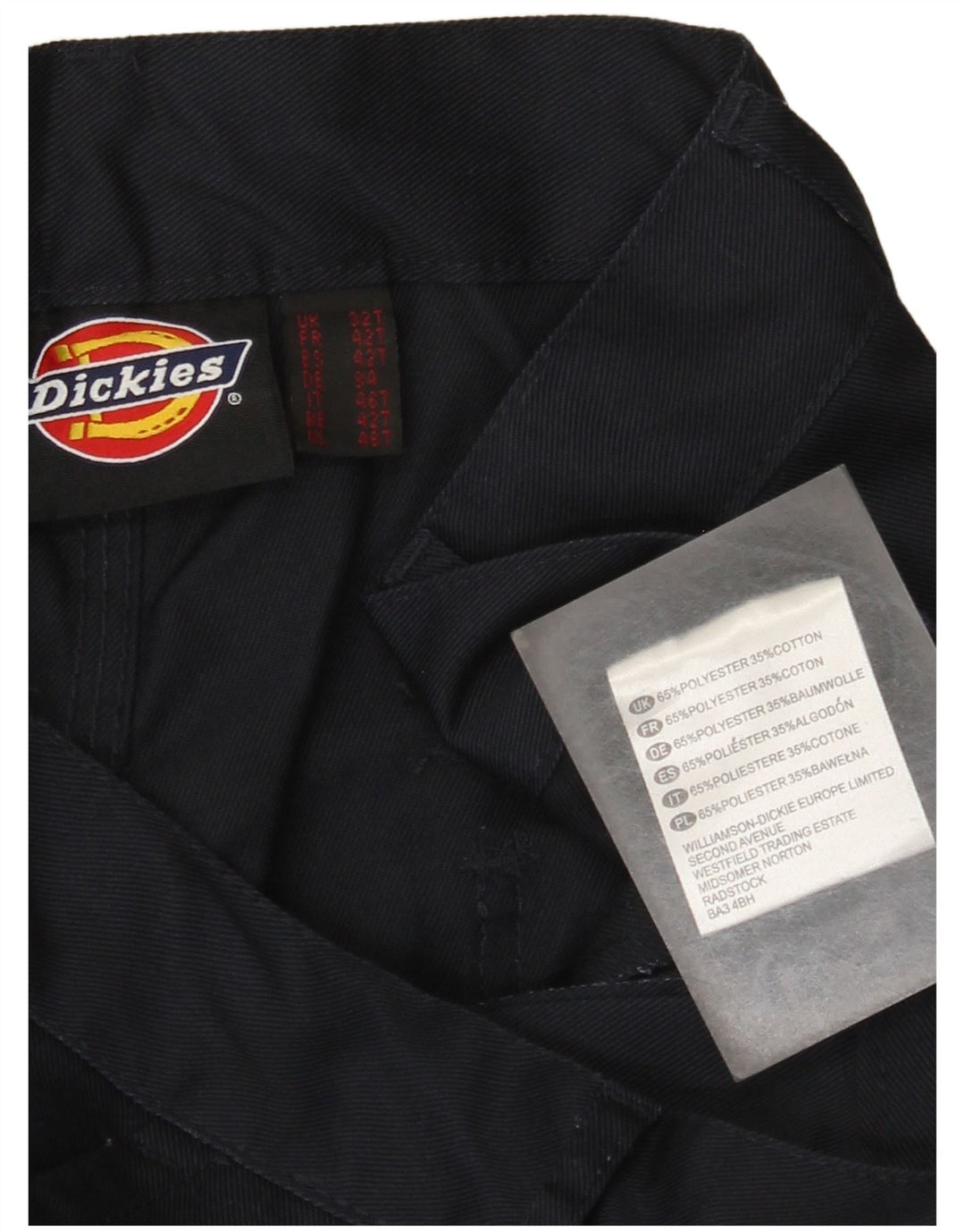 Dickies Ανδρικό ίσιο παντελόνι Cargo W32 L30 Navy Blue Polyester