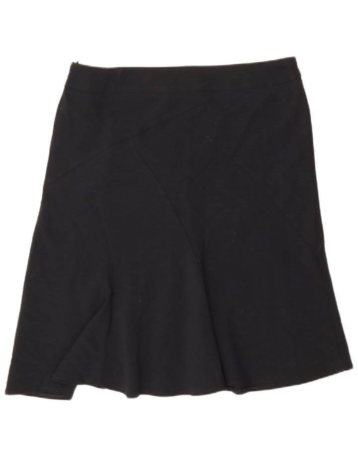 Marks & Spencer Γυναικεία φούστα A-Line UK 14 Large W32 Μαύρο Πολυεστέρας