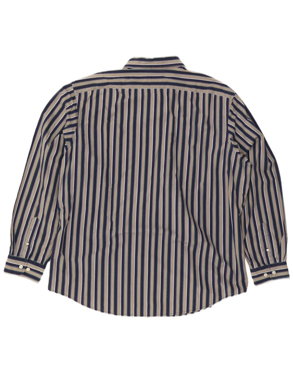 Gap Ανδρικό πουκάμισο Classic Fit Μέγεθος 18 1/2 2XL Πολύχρωμο βαμβακερό ριγέ