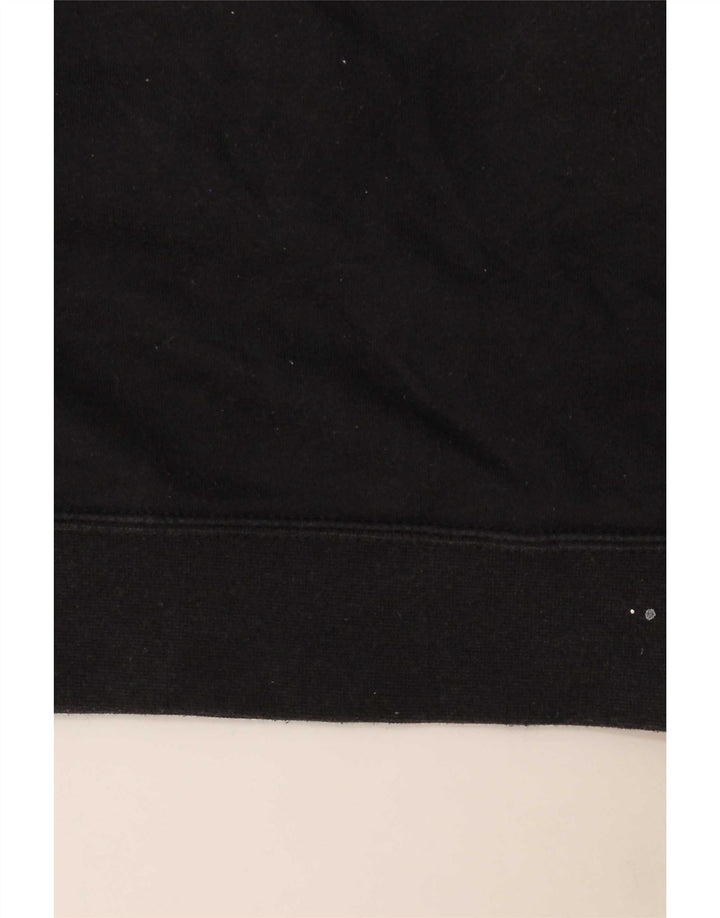 Hurley Γυναικεία υπερμεγέθη Crop γραφική φούτερ Jumper UK 10 Small Black