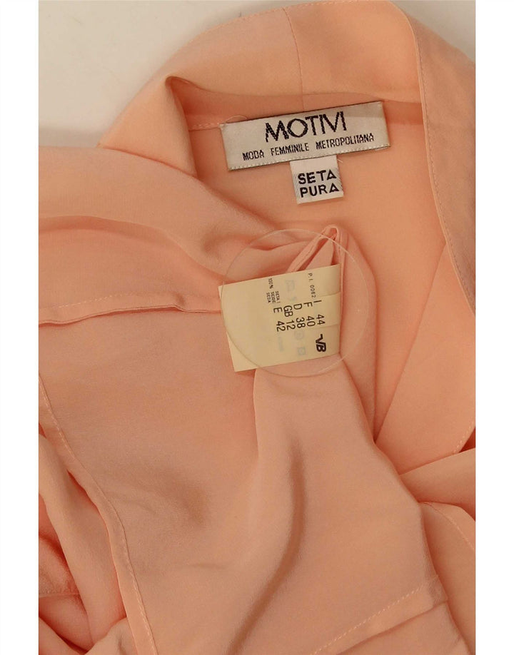Γυναικείο πουκάμισο MOTIVI Μπλούζα UK 12 Medium Pink Silk
