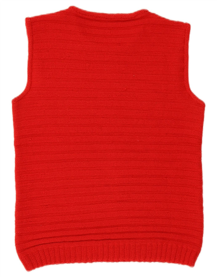 Vintage γυναικείο γιλέκο Tank Top UK 12 Medium Red