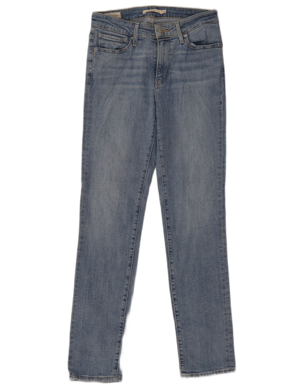 Levi's Womens 712 Slim Jeans W28 L30 Blue Cotton