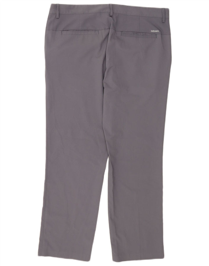 Ανδρικό ίσιο παντελόνι Chino Golf Adidas W36 L30 Grey Polyester
