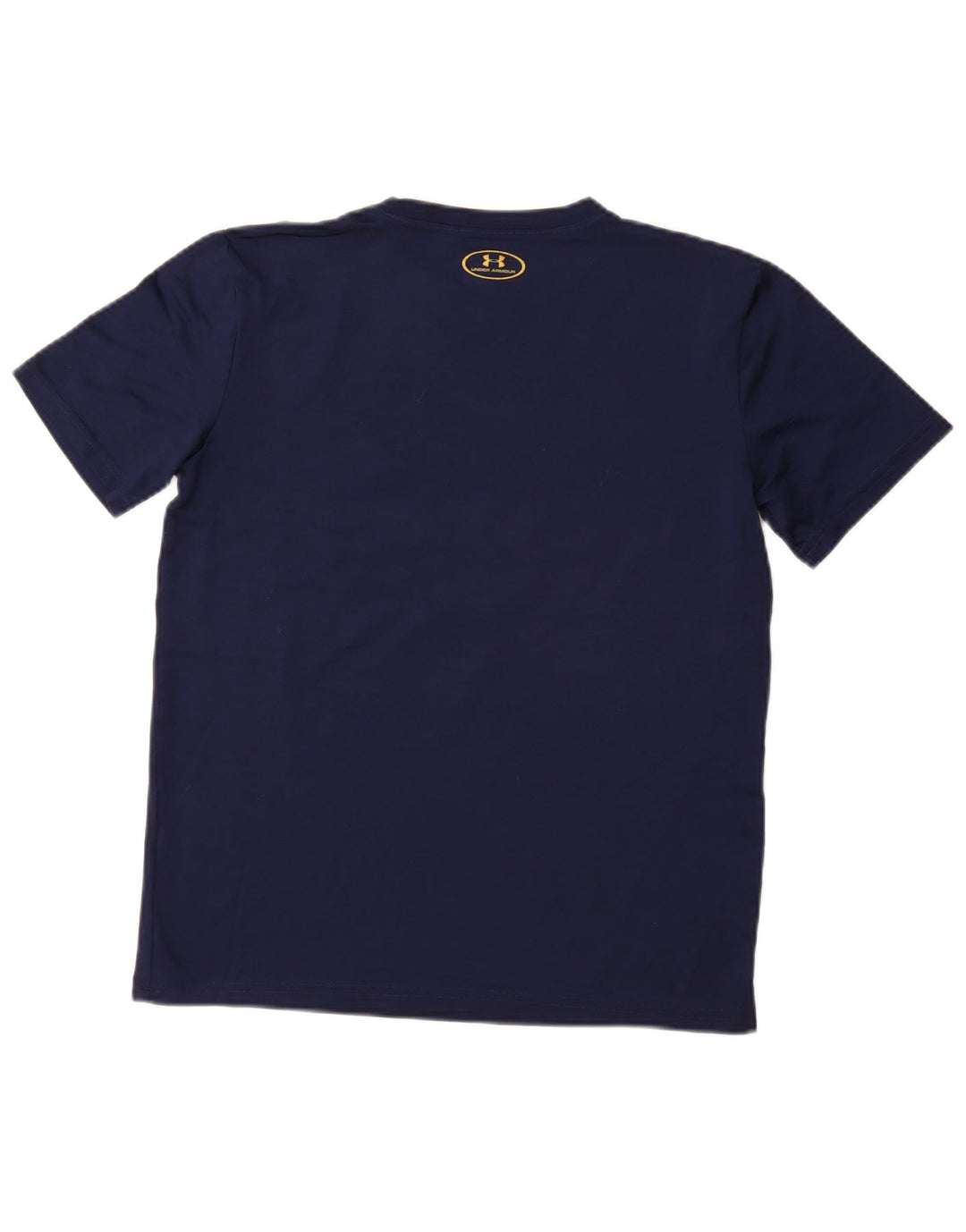 UNDER ARMOUR Boys φαρδύ γραφικό T-shirt 13-14 ετών XL Navy Blue
