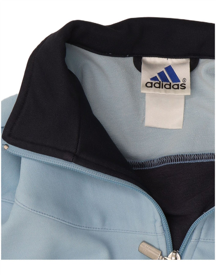 Γυναικεία αθλητική φόρμα Adidas Top Jacket UK 12 Medium Navy Blue Colourblock
