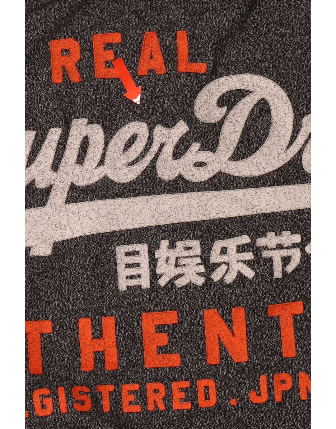 Ανδρικό γραφικό μπλουζάκι Superdry, Βαμβακερό, μεσαίο γκρι