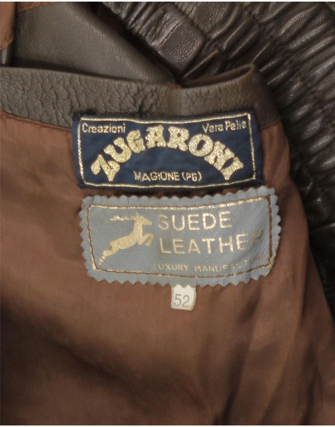 Vintage Ανδρικό Δερμάτινο Μπουφάν IT 52 XL Καφέ Δερμάτινο