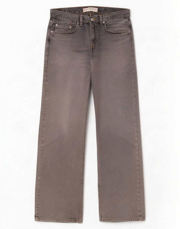 Levi's Mens 529 Low Waist Straight Jeans W32 L32 Γκρι βαμβακερό