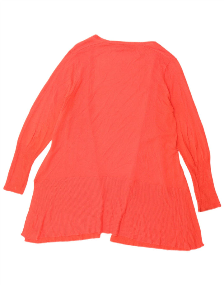 Marks & Spencer Γυναικεία ανοιχτή ζακέτα πουλόβερ UK 12 Medium Red