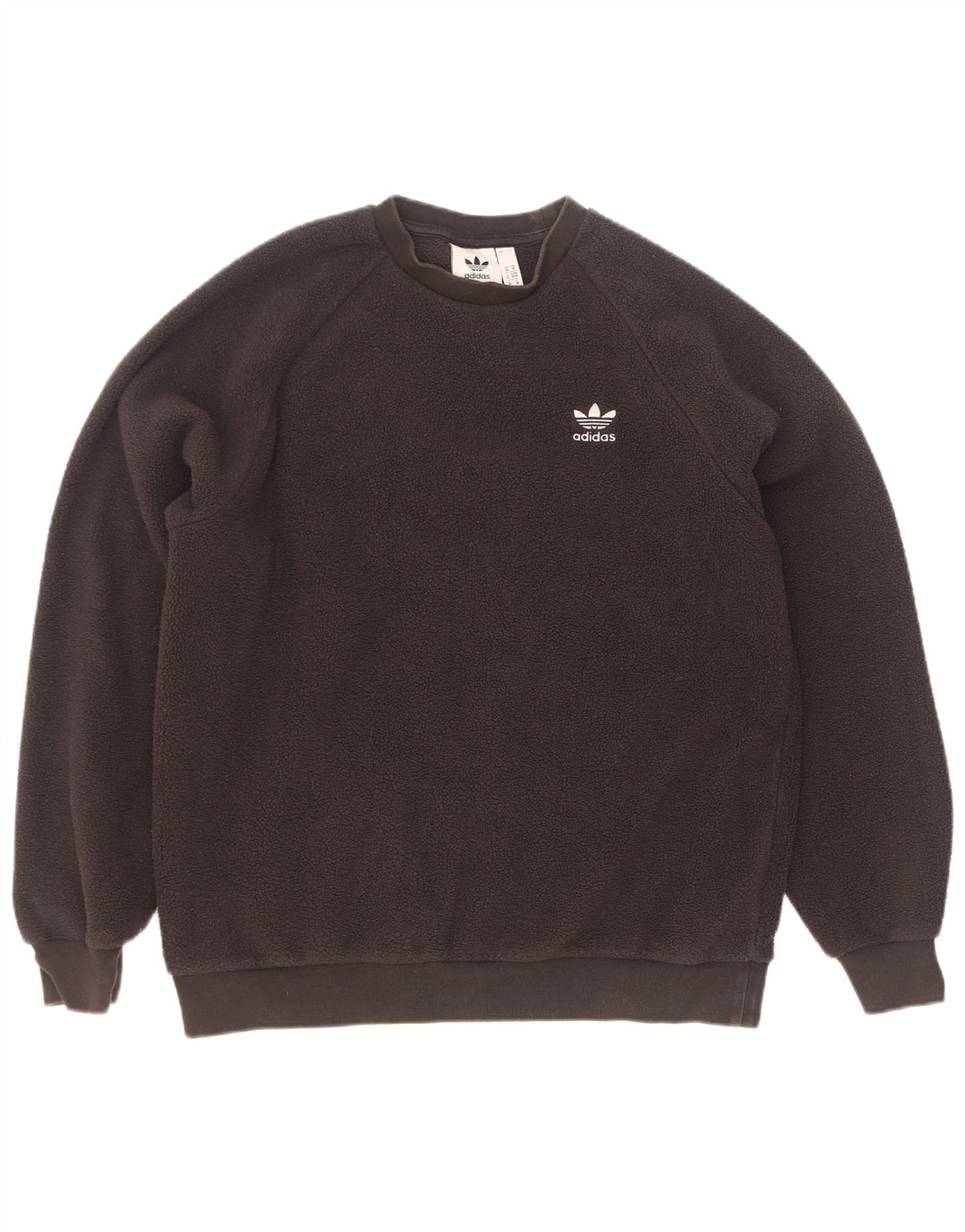 Adidas Ανδρικό γραφικό fleece jumper Μεσαίο μαύρο πολυεστέρα