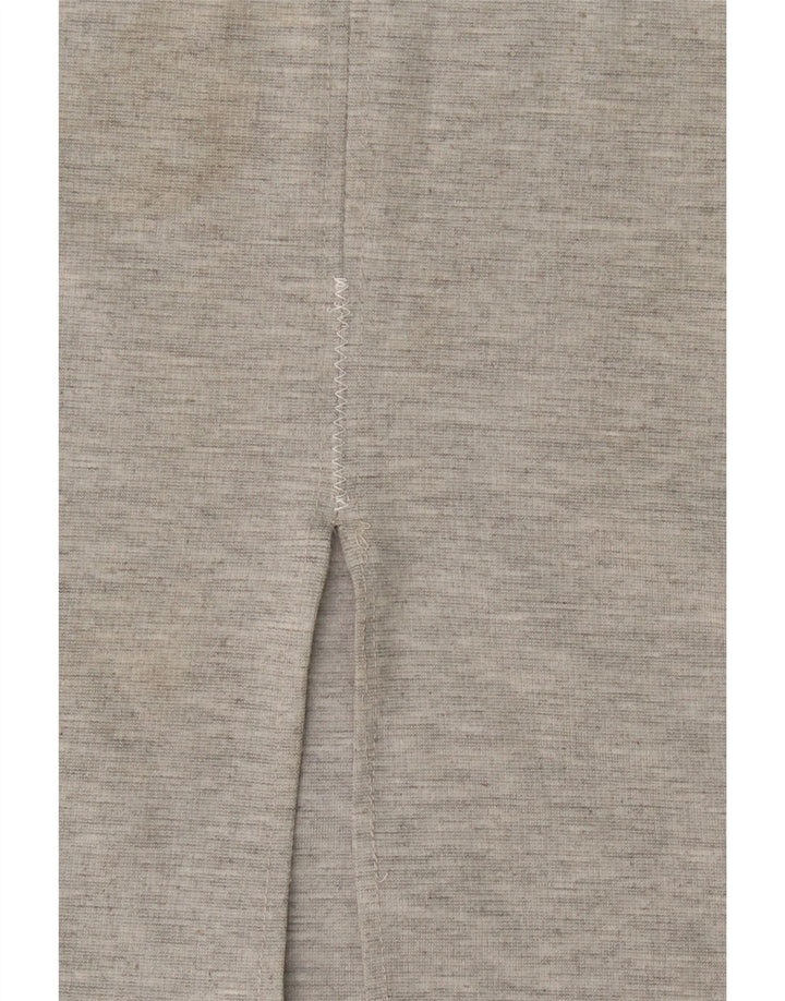 Zara Γυναικείο Αμάνικο Bodycon Φόρεμα UK 8 Small Grey Polyester