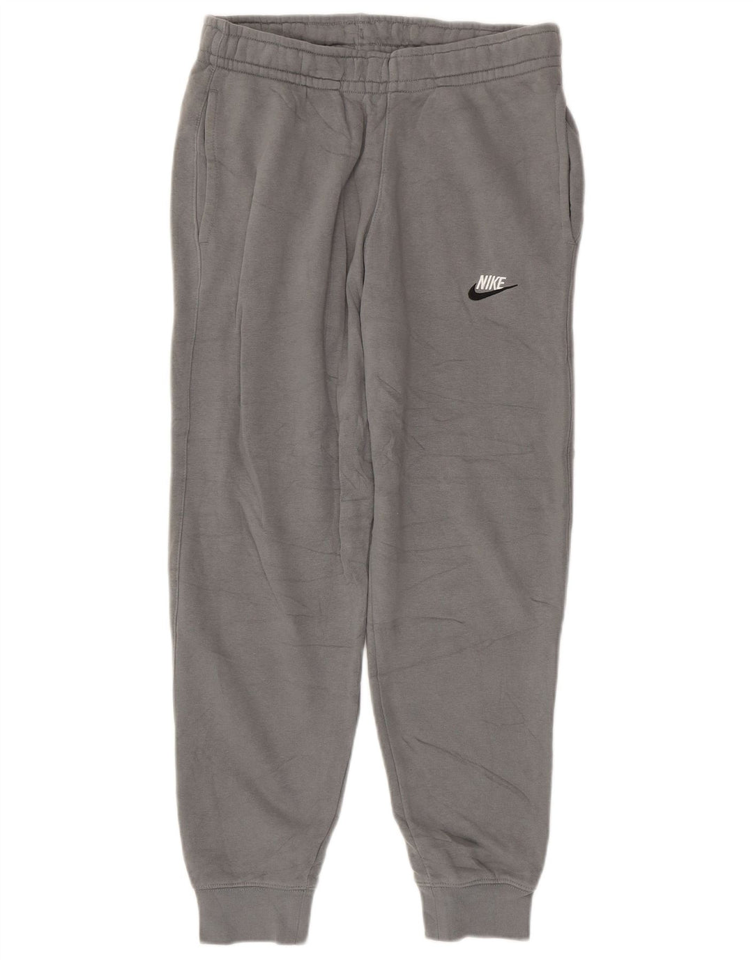Γυναικεία αθλητική φόρμα NIKE Παντελόνι Joggers UK 10 Small Grey Cotton