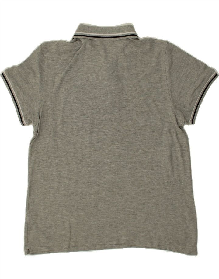 LOTTO Mens Polo Shirt Large Grey Cotton Vintage Lotto and Second-Hand Lotto from Messina Hembry 