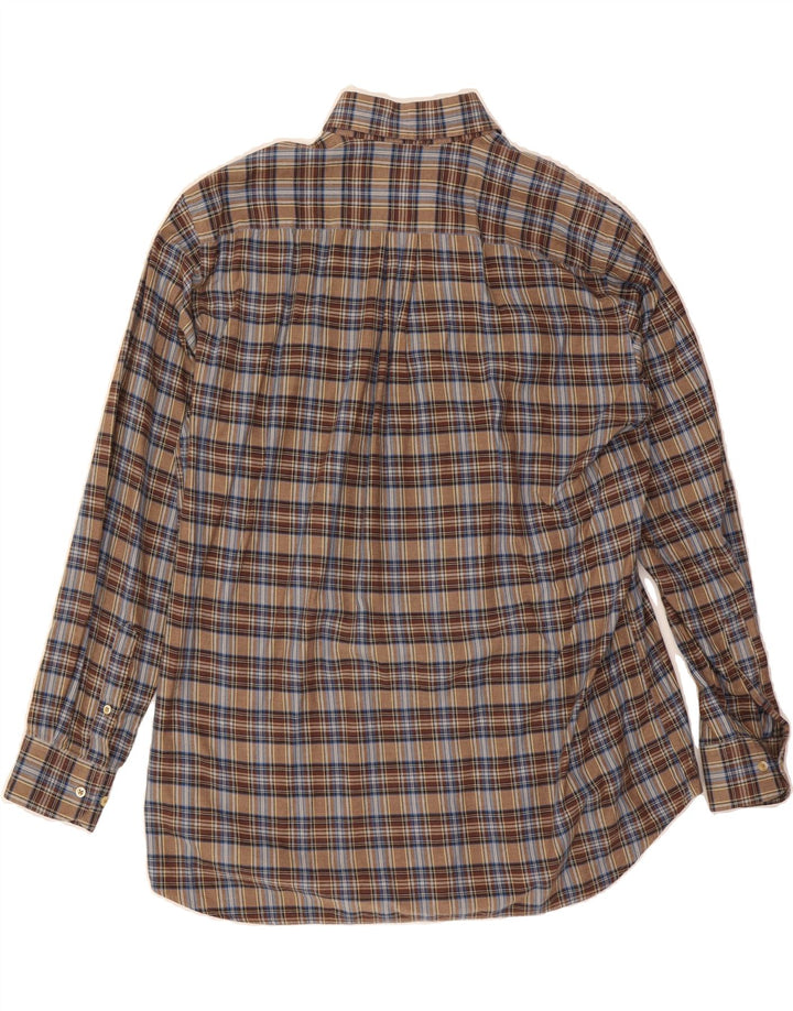 AVIREX Mens Flannel Shirt XL Brown Check Vintage Avirex and Second-Hand Avirex from Messina Hembry 