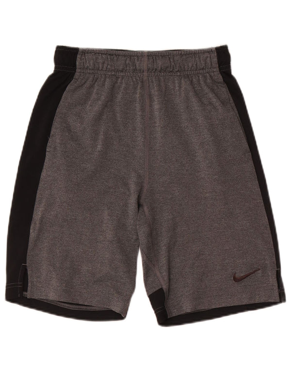 Αθλητικό σορτς Nike Boys Dri Fit 11-12 ετών με μεσαίο γκρι χρώμα