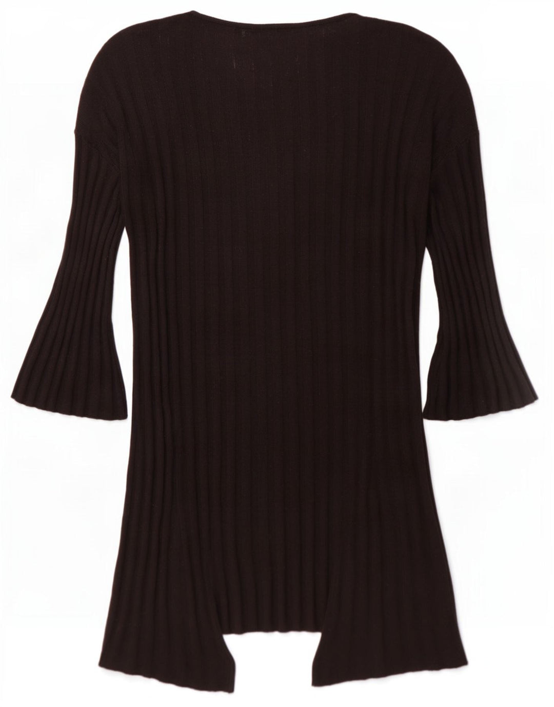 Topshop Γυναικείο Longline Open Cardigan πουλόβερ UK 10 Small Black