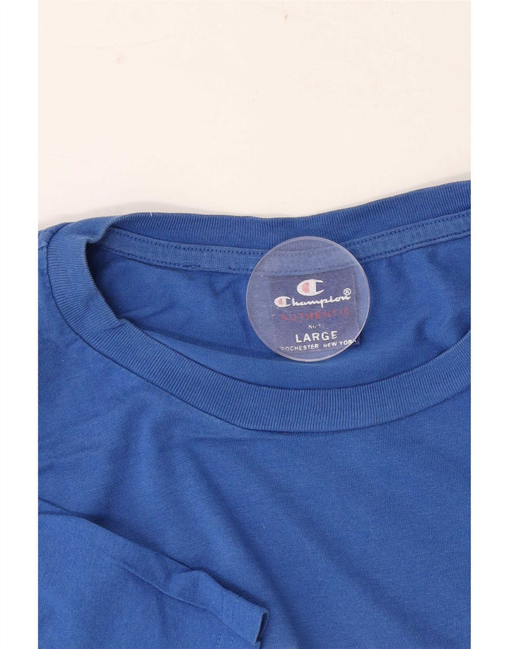 Ανδρικό T-Shirt Champion Graphic Top Large Blue