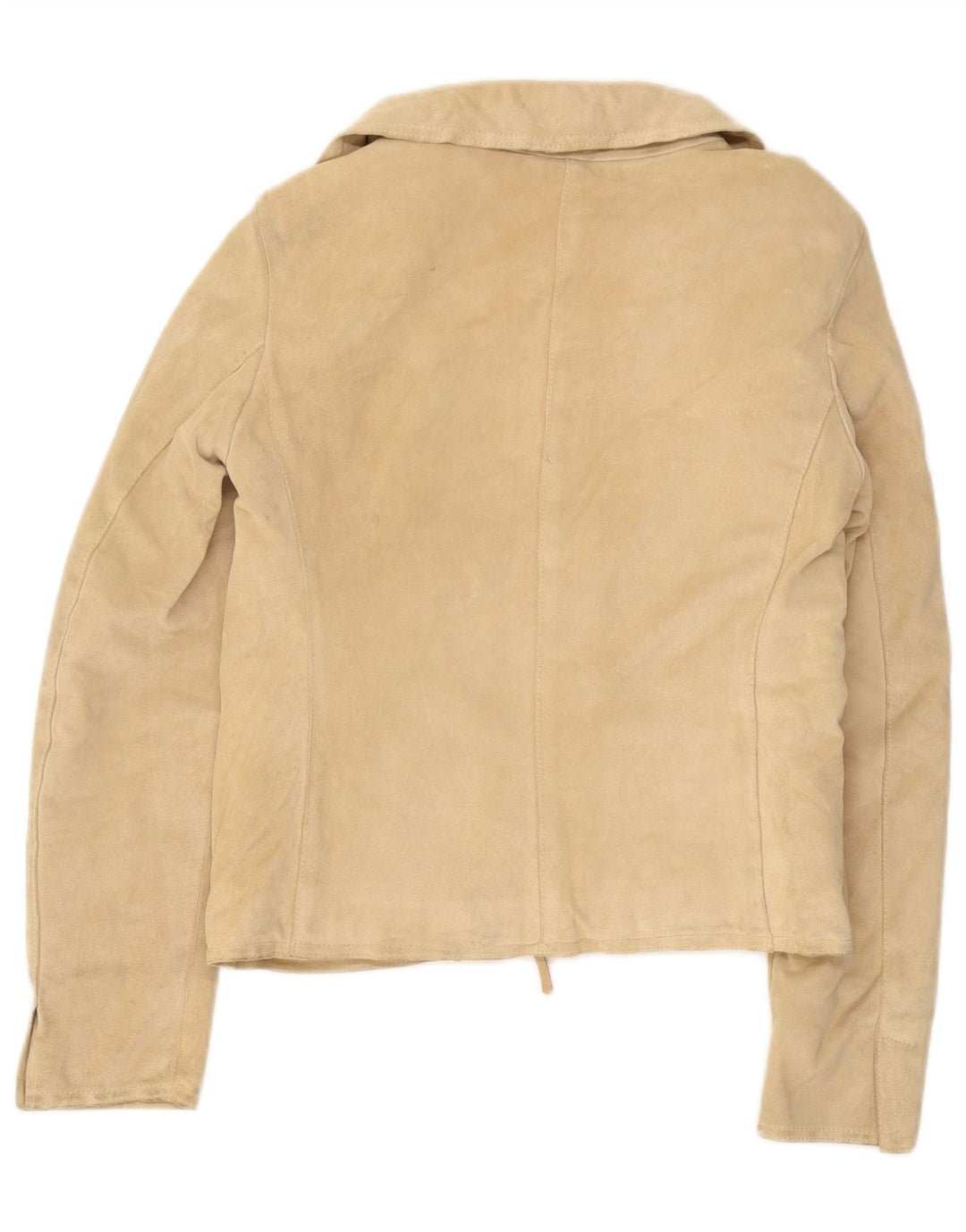 Bruno Verri Γυναικείο Suede Jacket IT 42 Medium Beige Leather