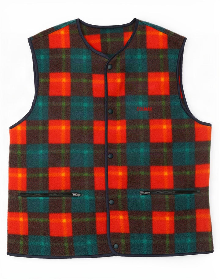Colmar Ανδρικό Fleece Gilet IT 50 Medium Πολύχρωμο Patchwork