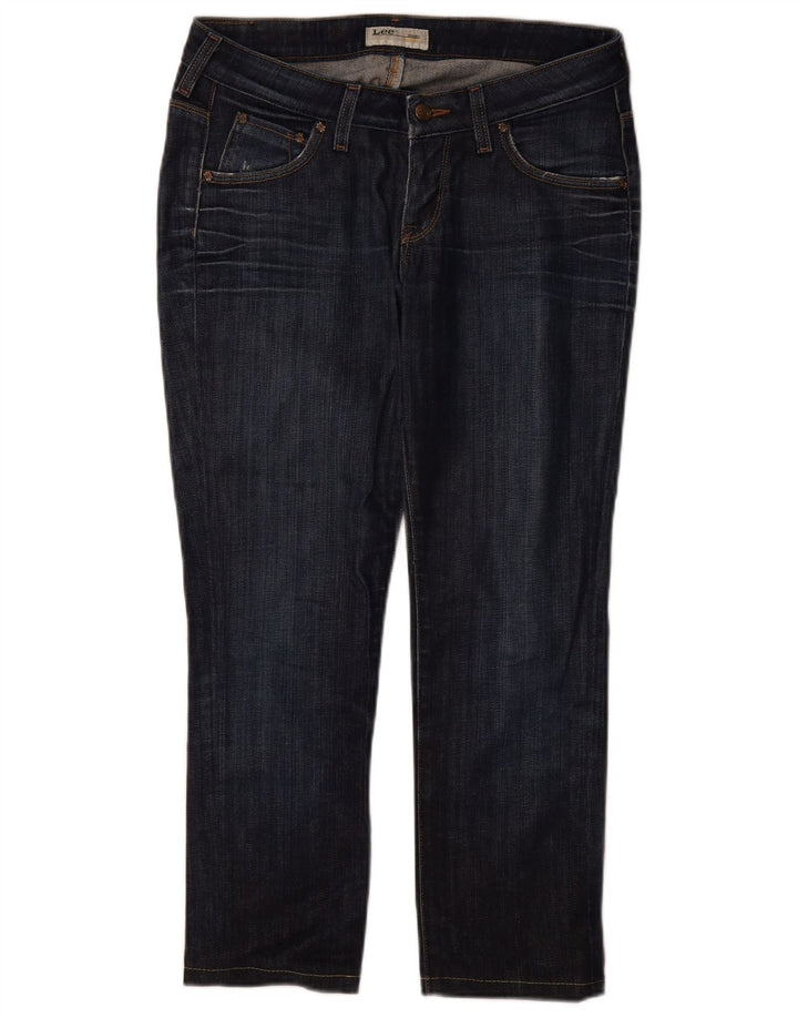 Lee Womens Norma Slim Jeans W29 L26 Navy Blue Cotton