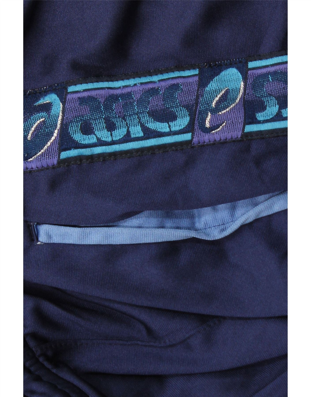 Ανδρική φόρμα αθλητικής φόρμας γραφικών Asics Medium Navy Blue Polyamide