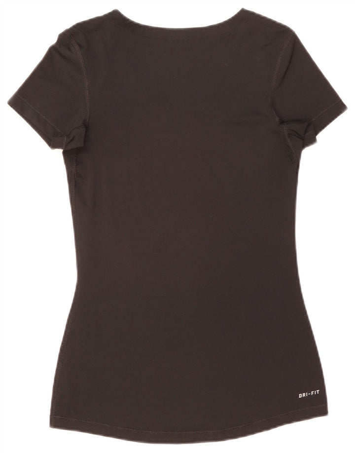Γυναικείο T-shirt Nike Dri Fit Top UK 8 Small Black